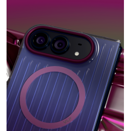 Чехол защитный Pulse Case с MagSafe для iPhone Duo, темно-вишневый